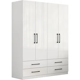 OTTO home Drehtürenschrank Sylt 160 x 200 x 52 cm Weiß