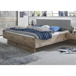 Wiemann Bett Treviso 180 x 200 cm Holzoptik Braun Eiche