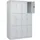 Californian Products CP Schließfachschrank Classic Plus lichtgrau 080000-403 S10008, 12 Schließfächer 120,0 x 50,0 x 185,0 cm
