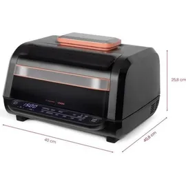 LIVOO Luftfritteuse & Grill DOC305 schwarz