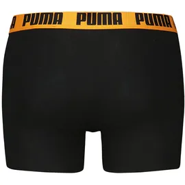 Puma Boxershorts Basic 6er Pack Schwarz/Blau/Rot/Orange L