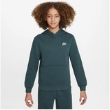 Nike Sportswear Kapuzensweatshirt CLUB FLEECE BIG KID'S PULLOVER HOODIE grün M (140/146)