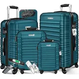 Kesser Koffer-Set 4-tlg. petrolgrün