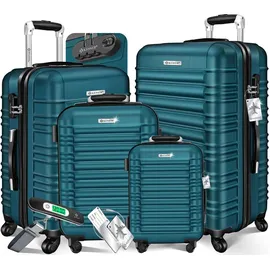 Kesser Koffer-Set 4-tlg. petrolgrün
