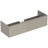 Geberit Xeno2 Unterschrank für Waschtisch 139.5x35x47.3cm, Hahnloch links und rechts, Variocor, greige 500348001