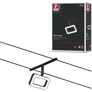 Paulmann Seilsystem Spot Frame - Schwarz/Silber