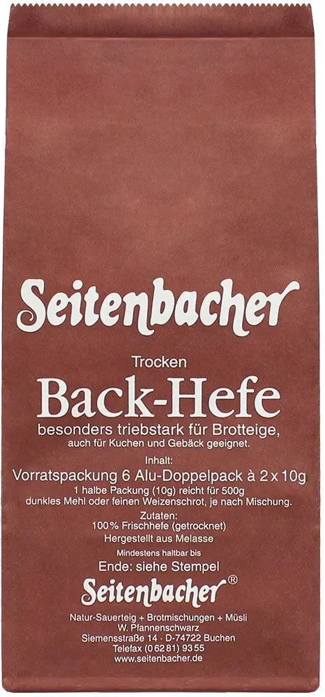 Seitenbacher® Back-Hefe trocken