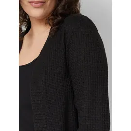 s.Oliver Leichte Jacke aus Strukturjersey schwarz 5XL