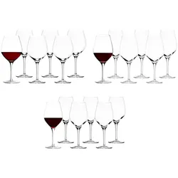 Stölzle Lausitz EXQUISIT Rotwein Gläser Set 18-tlg.