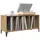 vidaXL Plattenschrank Artisan-Eiche 100x38x48 cm Holzwerkstoff