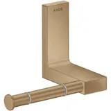 Axor Universal Rectangular Toilettenpapierhalter - Brushed Bronze