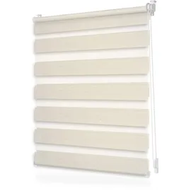 Lichtblick Duo Rollo / Doppelrollo Klemmfix 45 cm x 130 cm beige