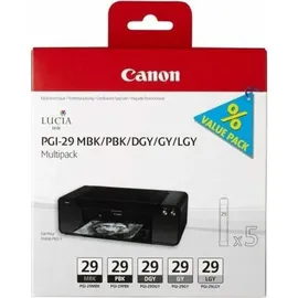 Canon PGI-29 Multipack schwarz/grau