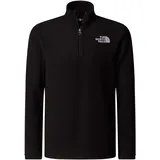 The North Face Unisex Glacier 1/4 Zip Sweatshirt, TNF Black, 152