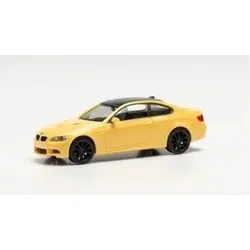 HERPA 023863-002 1:87 BMW M3 Coupe (E92), dakargelb, Felgen schwarz