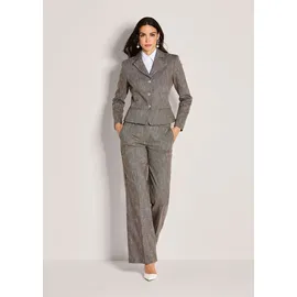 Madeleine Taillierter Businessblazer mit Reverskragen in cappuccino / wollweiß, / melange), | Gr.: 42