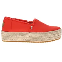TOMS Damen Valencia Espadrille, Flammen-Canvas-Ausfransen, 42