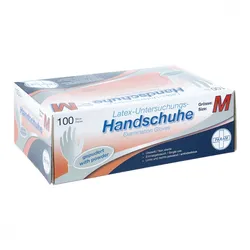 Handschuhe Einmal Latex gepudert M