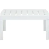 vidaXL Gartentisch 78 x 55,5 x 38 cm Weiß