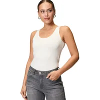 Zero Baumwoll-Top mit Rundhalsausschnitt in Offwhite | Gr.: 42