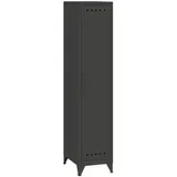 BISLEY Stahlschrank 1 Fachboden 38,0 x 51,0 x 180,0 cm anthrazitgrau