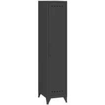 BISLEY Stahlschrank 1 Fachboden 38,0 x 51,0 x 180,0 cm anthrazitgrau