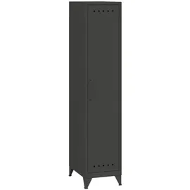 BISLEY Stahlschrank 1 Fachboden 38,0 x 51,0 x 180,0 cm anthrazitgrau