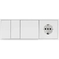 McPower Schalter und Steckdosen Set McPower Shallow Tür 3-fach''