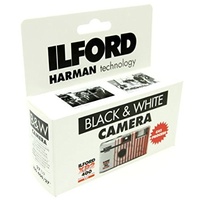 Ilford XP2 Super Einwegkamera mit Blitz (27 Aufnahmen), Schwarz-Weiß-Film, 3er-Pack