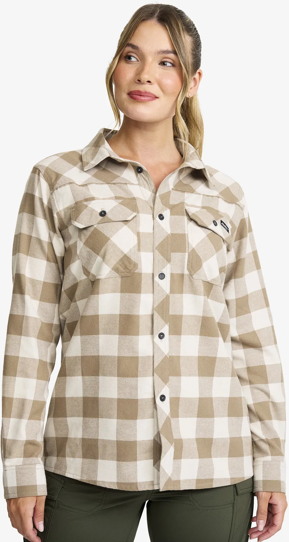 Campfire Shirt Damen Brindle/Oatmeal, Größe:XL - Damen > Oberteile > Hemdblusen - Beige