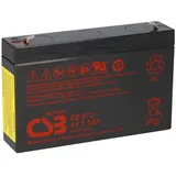 CSB Bleiakku 6V 7,2 Ah GP672F1 wartungsfrei AGM Bleibatterie