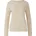 Feinstrickpullover mit Rollkanten Beige 48