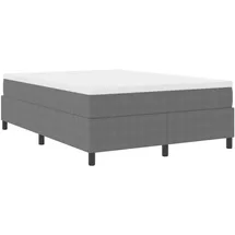 vidaXL Boxspringbett 160 x 200 cm Hellgrau