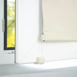 LIEDECO Rollo Klemmfix Thermobeschichtet 100 x 150 cm Creme/weiß