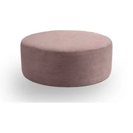 xonox.home Polsterhocker Cord 103 x 39 x 103 cm Rosa