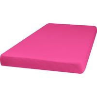 Playshoes 770320-18 Jersey-Spannbettlaken, Wasserdicht und Atmungsaktiv, 60 x 120 cm, pink, rosa