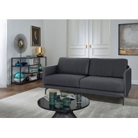 HÜLSTA sofa 2-Sitzer »hs.450«, Armlehne sehr schmal, Alugussfüße in umbragrau, Breite 150 cm schwarz