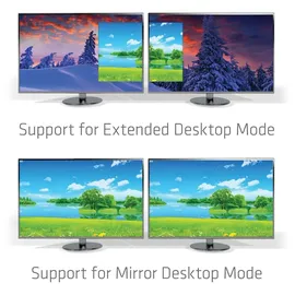 Club 3D Club3D CSV-1555 USB-C®(DP Alt-Mode) / DisplayPortTM Dual Monitor 4K60Hz M/F MST Hub