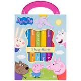 phoenix international publications inc. Peppa Pig - Meine erste Bibliothek - Bücherbox mit 12 Pappbilderbüchern - Peppa Wutz