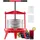 Vevor Obstweinpresse Obstmühle Apfelmühle (9 L), Edelstahlkorb mit dreieckiger Struktur, manueller Entsafter, manuelles Mahlwerk, Apfelweinpresse Traubenpresse mit T-Griff für Küche Zuhause