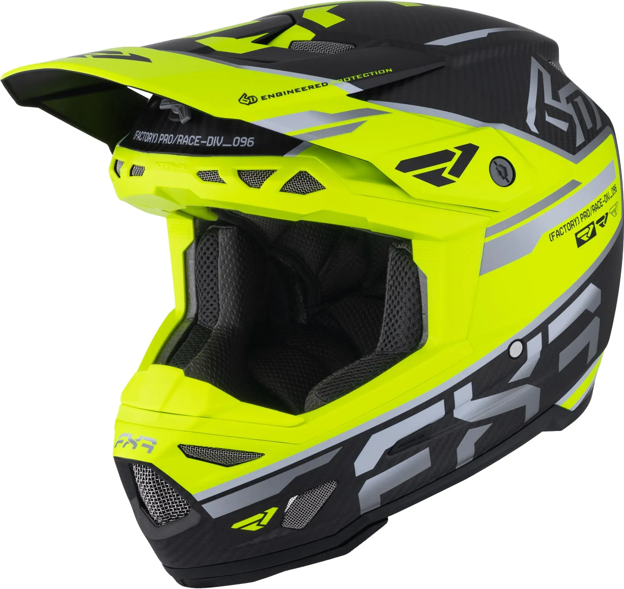 FXR 6D ATR-3Y Carbon 2026 Jugend Motocross Helm