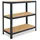 shelfplaza HOME 90x70x50 cm Schwerlastregal in anthrazit mit 3 Böden und 175 kg Traglast pro Boden