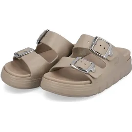 Rieker EVA Damen Pantolette in Beige, Größe 40 - Beige - 40