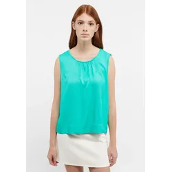 Shirtbluse ETERNA "LOOSE FIT", Damen, Gr. 42, grün (smaragd), 100% Viskose, casual, Blusen