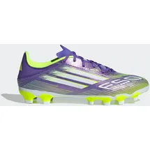 adidas F50 League MG Erwachsene Purple Rush/FTWR White/Lucid Lemon 45 1/3