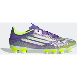 adidas F50 League MG Erwachsene Purple Rush/FTWR White/Lucid Lemon 45 1/3