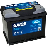 Exide Excell EB620 62Ah 12V