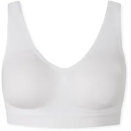 SCHIESSER Bustier nahtlos, stützend, für Damen, WEISS, S