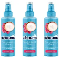 3x Schauma Sprühpflege Feuchtigkeit & Glanz Sprühspülung mit Reiswasser,200ml
