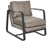 LC Home Ledersessel »Kansas« Leder creme Industrial Clubsessel